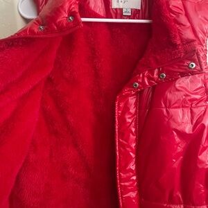 A New Day Vibrant Red Puffer Jacket